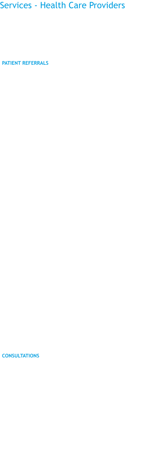 Services - Health Care Providers The OHCC can assist health care providers in the community with your patients with possible work related illnesses. Our Board Certified Occupational Medicine physician and experienced nursing, industrial hygiene, and social work staff can provide support in several ways.  PATIENT REFERRALS  If you have patients with suspected work related illnesses such as:  •	Asbestosis or silicosis •	Occupational asthma or other dust disease •	Irritant bronchitis •	Musculoskeletal disorders from chronic repetitive work (tendinitis, carpal tunnel syndrome, lateral epicondylitis, shoulder impingement) •	Dermatologic disorders such as contact dermatitis •	Indoor air quality related problems such as rhinosinusitis. •	Noise induced hearing loss •	Lead/heavy metal poisoning •	Headaches and cognitive dysfunction from solvent exposure •	Patients can be referred to OHCC for comprehensive medical evaluation and opinion regarding causation, disability level, and appropriate work restrictions. OHCC will advocate for patients with occupational disease in the Workers' Compensation until the case is resolved.  OHCC's Industrial Hygienist can assist workers in making positive changes at the workplace, allowing the patient to stay at work or return to work, safely. IH evaluations may include assessment of exposure, recommendations to control hazards, and training of workers and managers to prevent further risks.  OHCC's Social Worker is available to attend to the patient's psychosocial needs. SW services typically include counseling and information about and advocacy for various benefits injured workers may require.  OHCC services are not meant to replace primary care and are focused on the work related illness. Patients are seen by appointment only. OHCC does not treat acute injuries or follow up routine acute injuries. OHCC staff do not provide management of chronic pain.  CONSULTATIONS  OHCC clinicians are also available for consultations on patients with suspected occupational disease. If you are seeing a patient and are managing his or her care, but have a question about issues such as causation, diagnostic testing, or a Workers' Compensation issue, our clinicians can be consulted by phone. We can also review exposure data and diagnostic test results.  To refer a patient or request a consultation call the OHCC office nearest you:  Syracuse 315-432-8899 or 844-693-8899 (toll free)